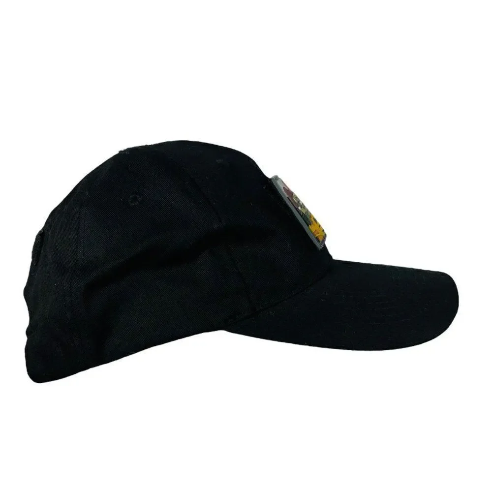 IV8888 Military Patch Hat Tank / Plane Plaine‎ Black / Multicolor Adjustable